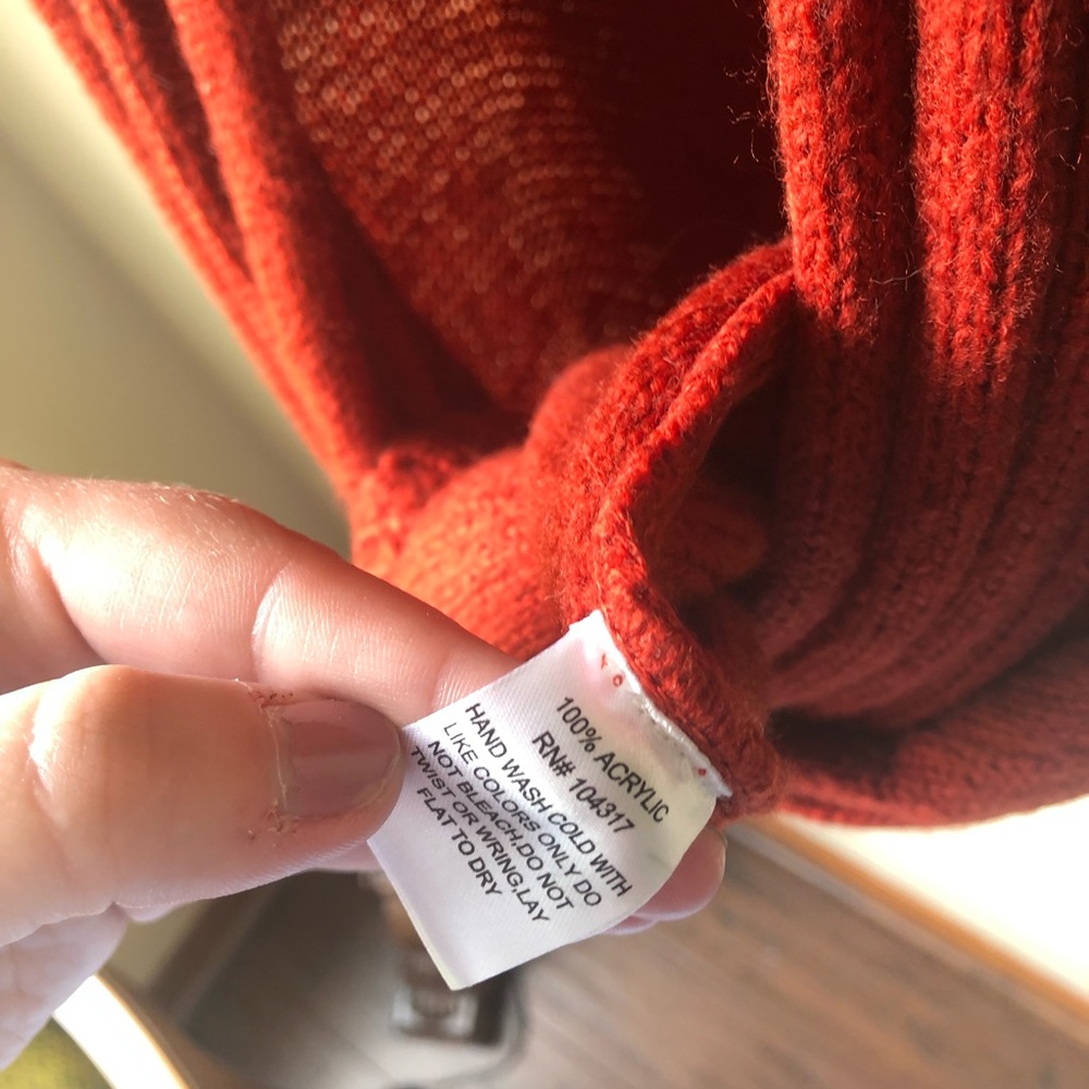 Bearnt Orange short sleeve sweater - Picture 5 of 5